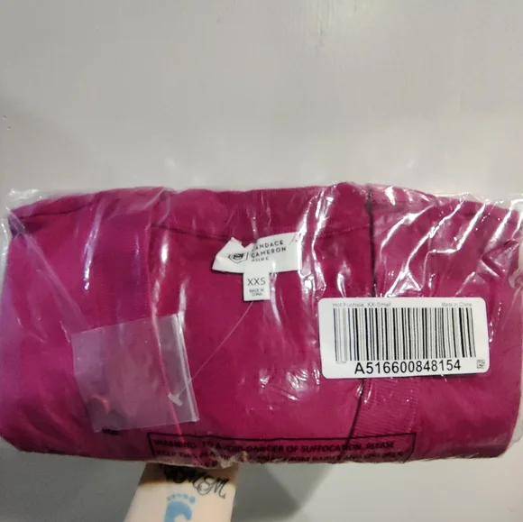 Candace Cameron Bure Hot Fuchsia Cardigan- XXS (Fits M/L) - Picture 4 of 4